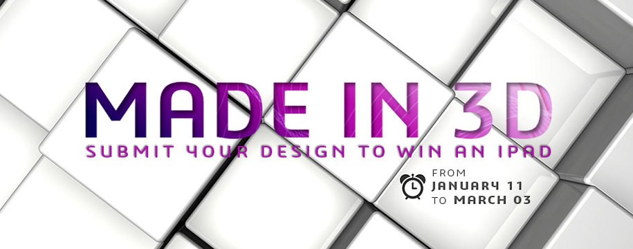Made in 3D Challenge's Design Guidelines: Time to play !