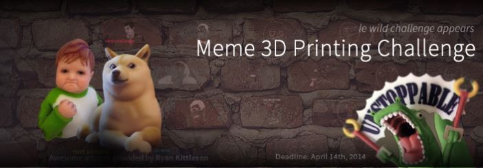Meme 3D Printing Challenge: Such 3D!