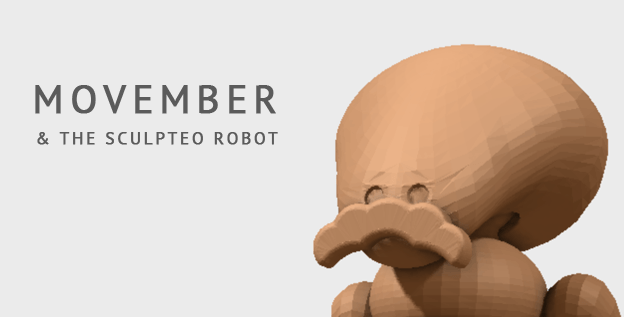 Meshmixer, Movember and the Sculpteo Bot