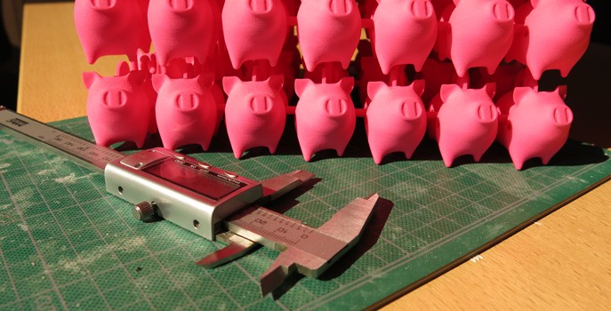Sculpteo 3D printing batch control pigs