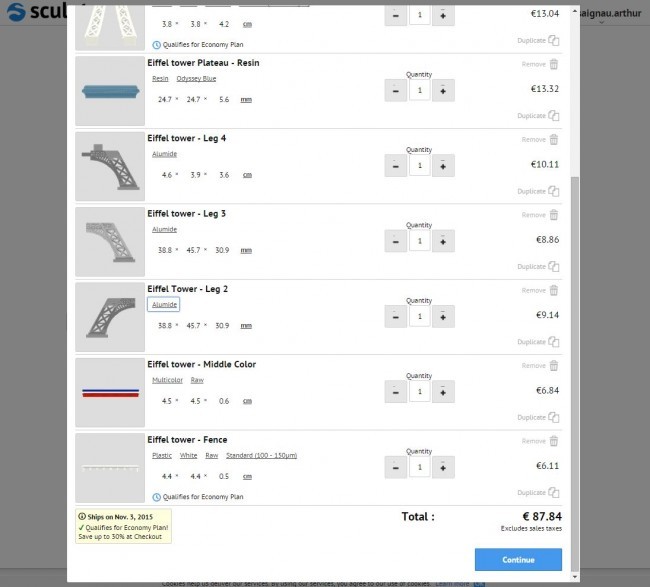new multimaterial 3D printing feature list of items total