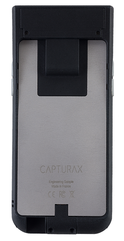 Back of the Capturax solution