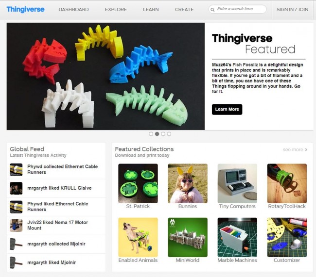 Thingiverse download free 3D files