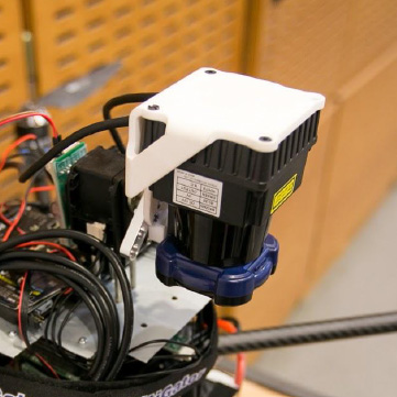 3D printed mount for the Jarriquez Drone holding a LIDAR sensor