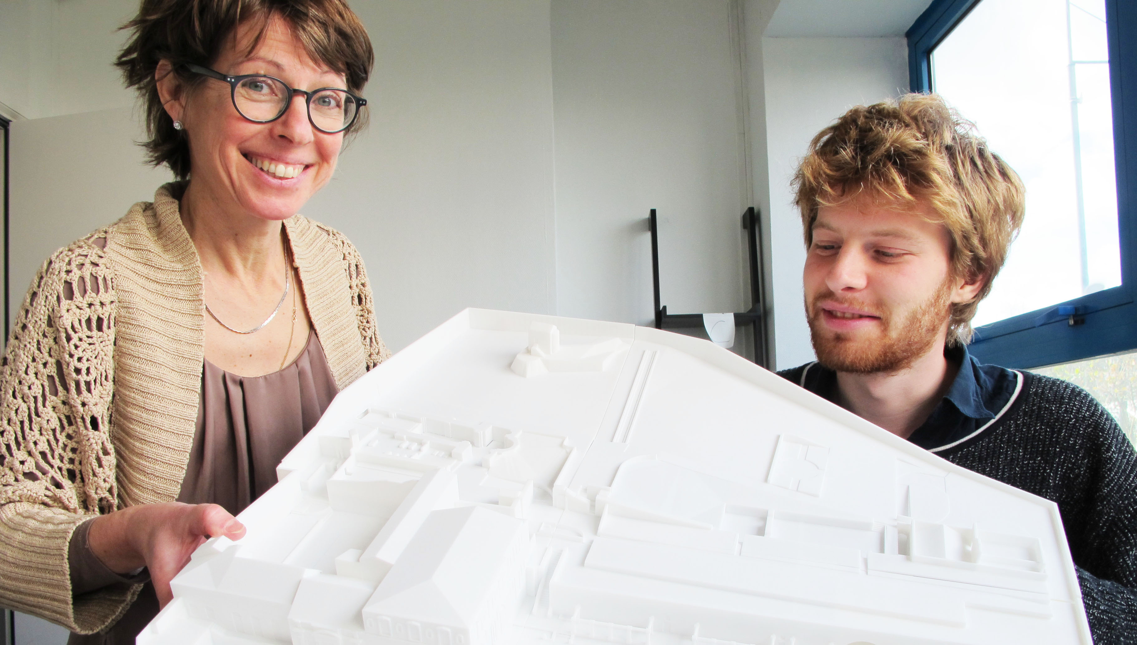 3D Printed Cultural Heritage: an abbaye model for the visually impaired