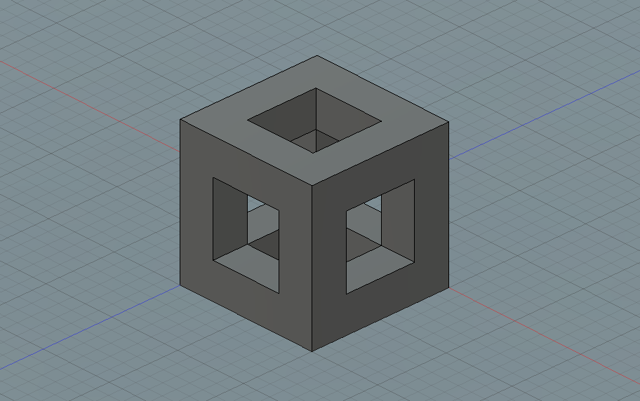 Parametric cube