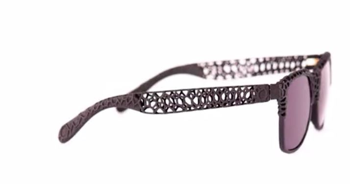 complex design 3D printed glasses binokers