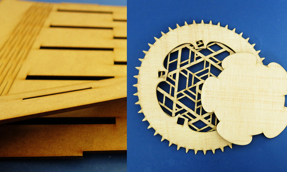 New MDF and Plywood Laser Cutting materials on Sculpteo