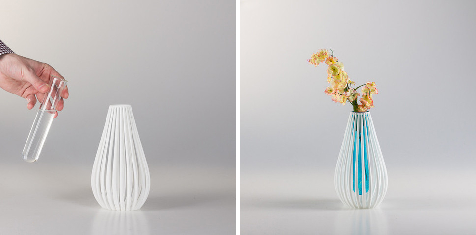 Upcycling to create a vase with 3D printing