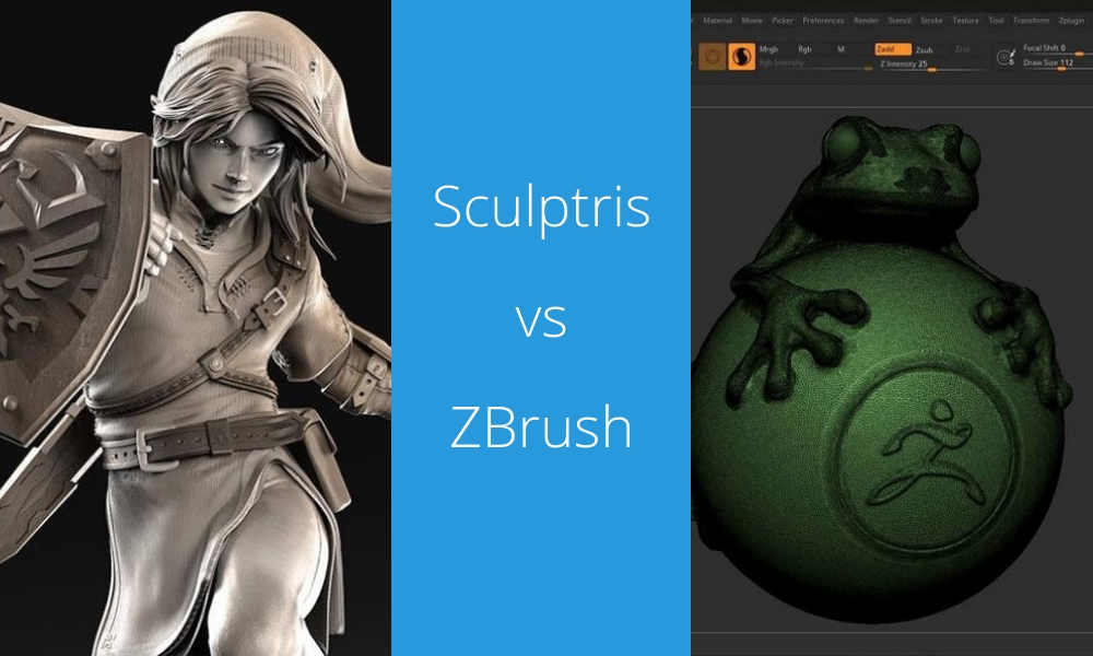 Battle of Software: Sculptris vs ZBrush (Update 2021)